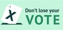 Dont lose your vote