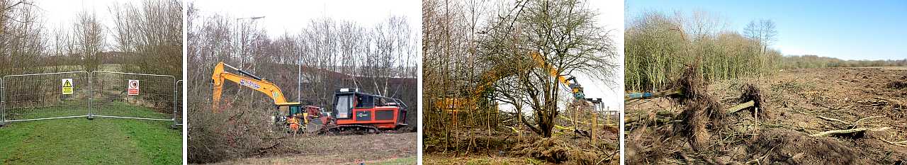 Designer Village site clearance.