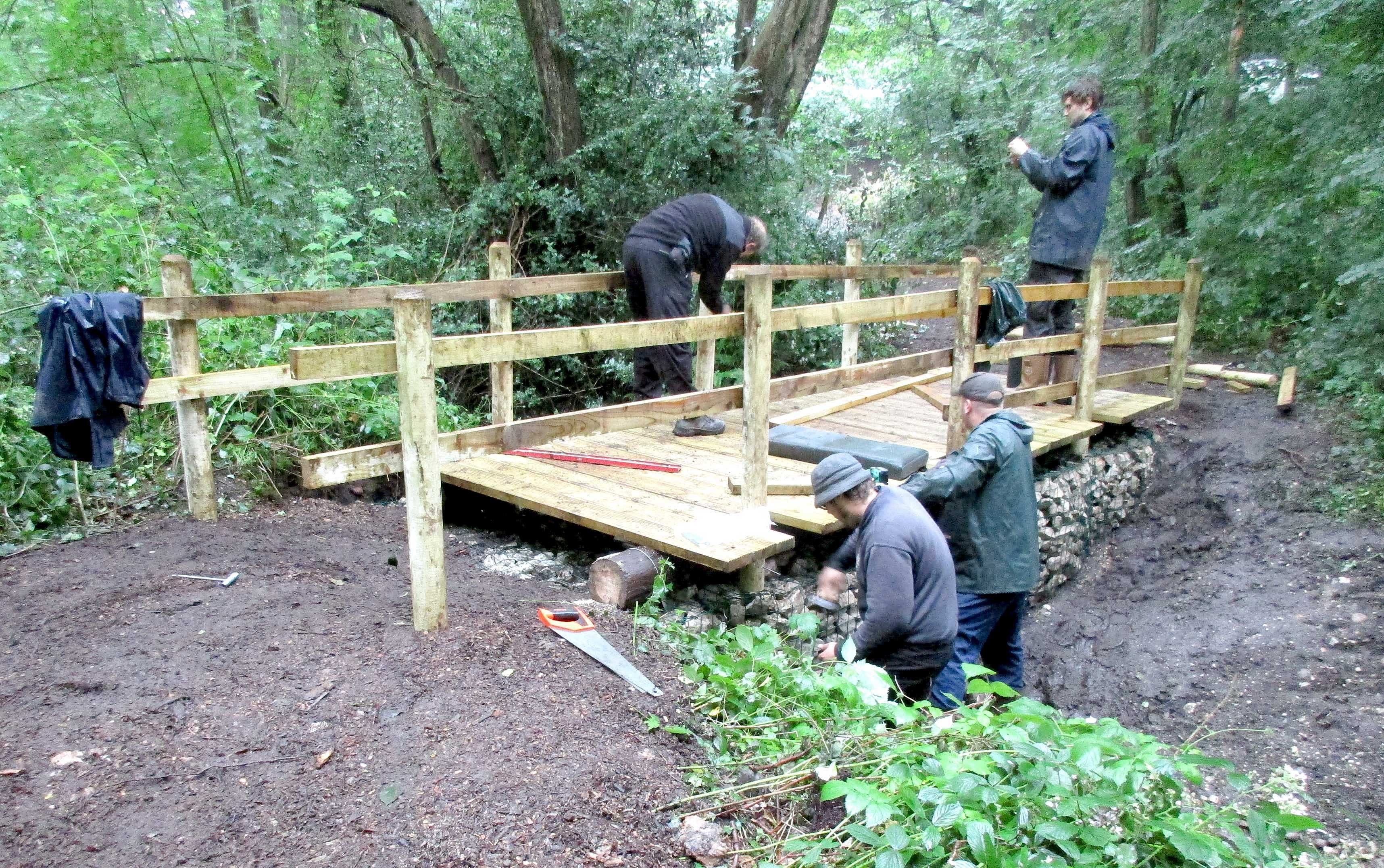 Developing the new bridge.