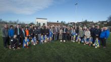 people on 5's sport ground