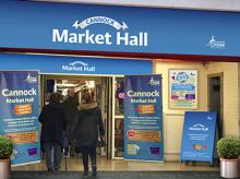 Indoor market hall