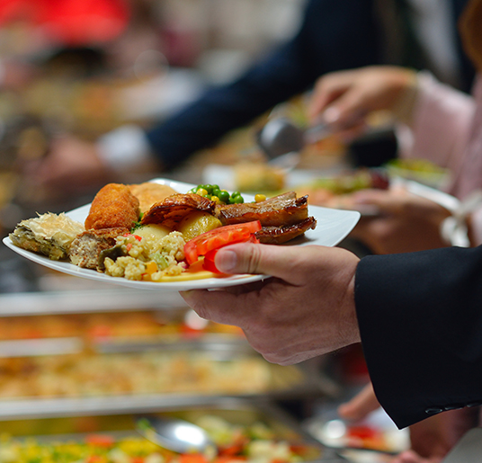 Food buffet at restaurant