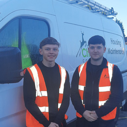 New housing apprentices