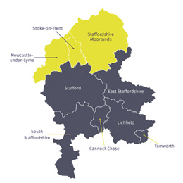 Local Government Reorganisation North South Map