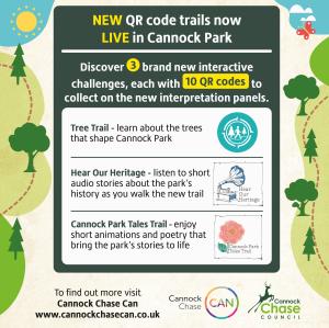 Trails in Cannock Park