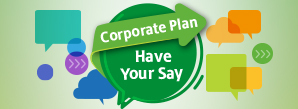Corporate Plan Have Your Say logo